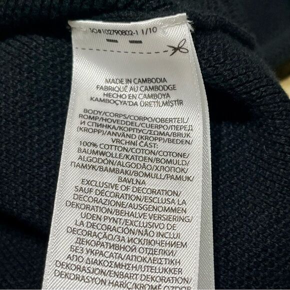 POLO Ralph Lauren New Black Waffle Knit Sweater‎ Sz 2X B Crewneck Black Casual - Picture 11 of 15